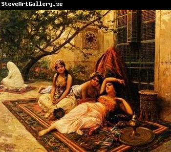 unknow artist Arab or Arabic people and life. Orientalism oil paintings  236